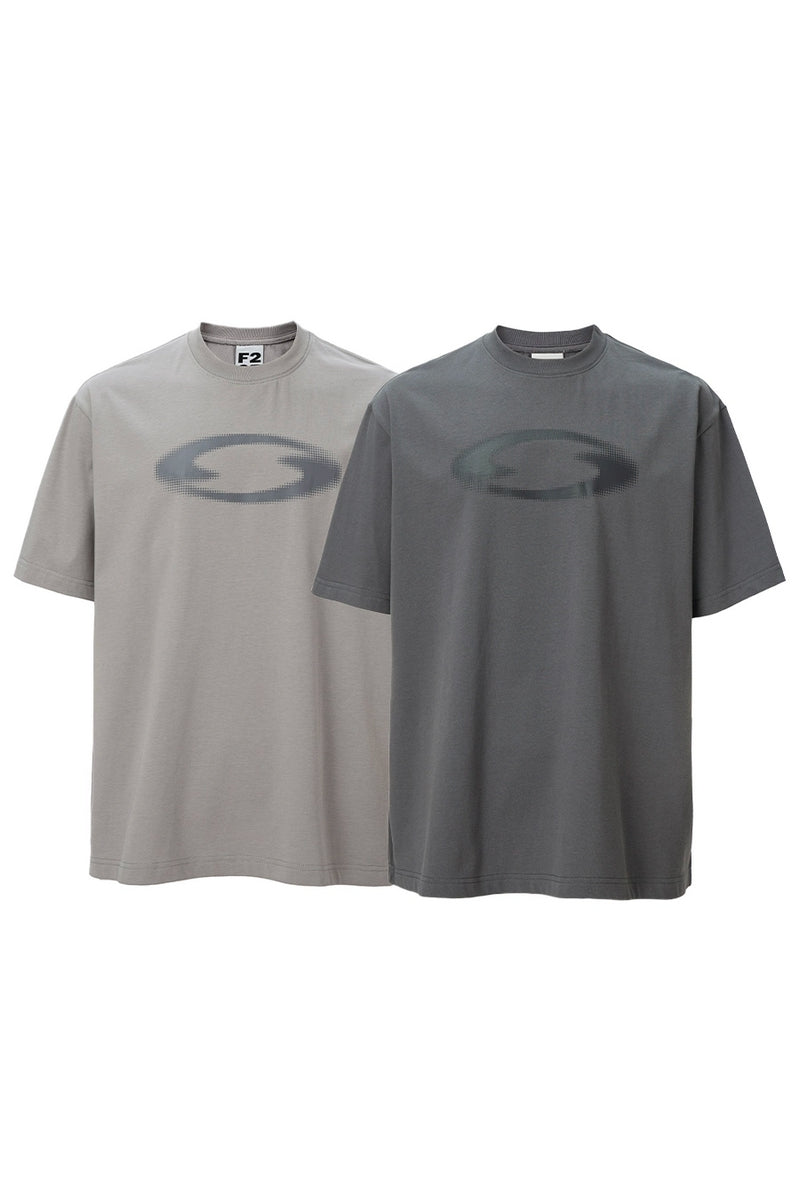 Faded Logo Print Tee