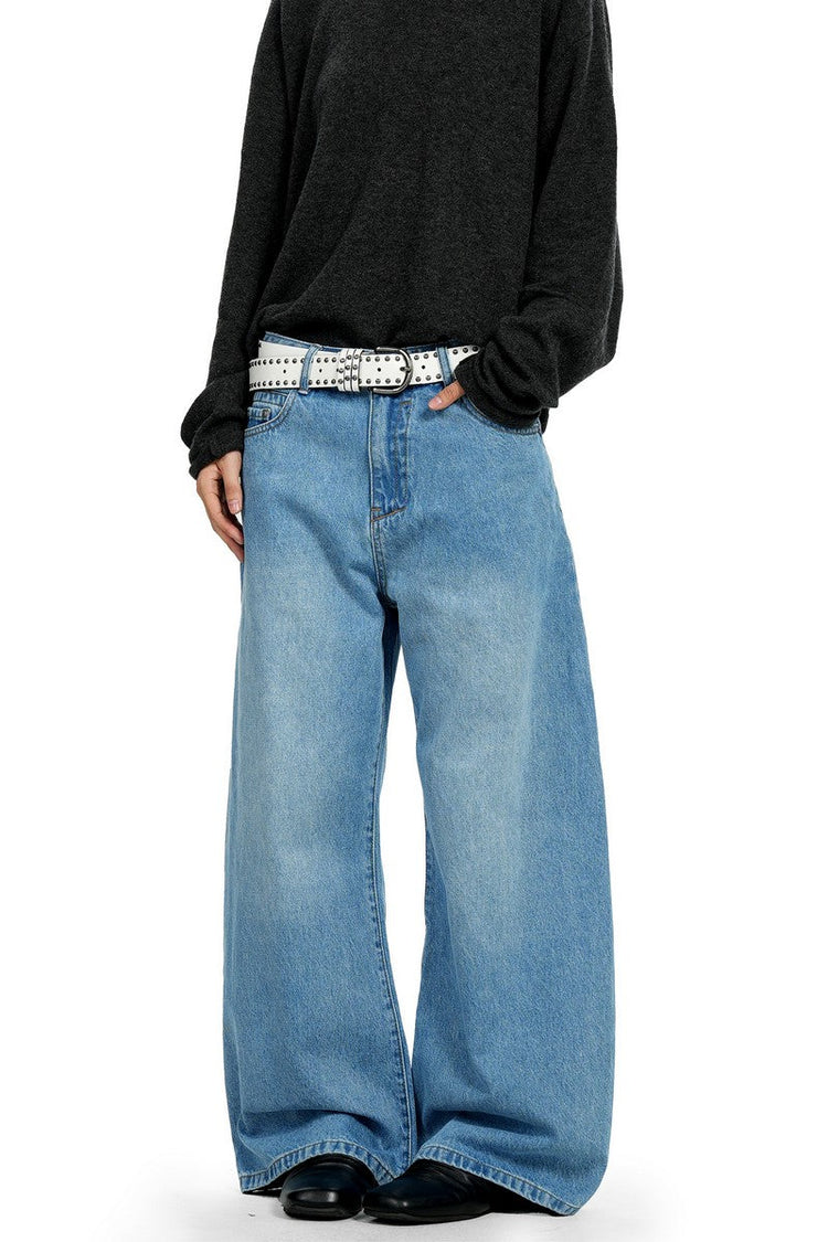 Sky Blue Blade Jeans — Trenqor Basics — view 4