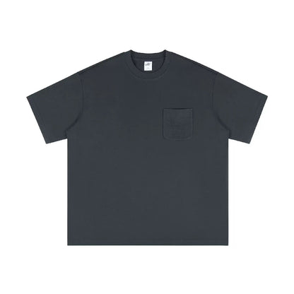 Oversized Pocket Cotton Tee