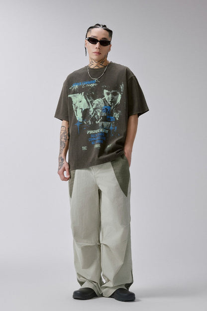 Washed Vintage Movie Graphic T-Shirt