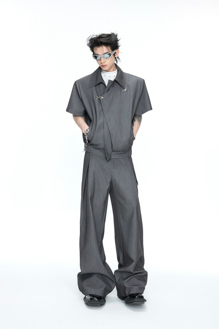 Asymmetric Wide Leg Trousers — Argue Culture