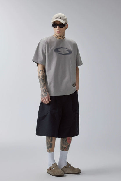 Faded Logo Print Tee
