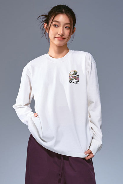 Floral Insect Embroidery Tee