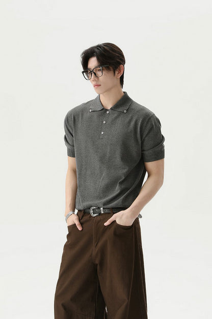 Vintage Polo Button Up Tee