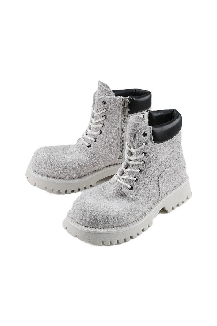 Heavycraft Platform Leather Boots — Hanqiaoriji — view 2