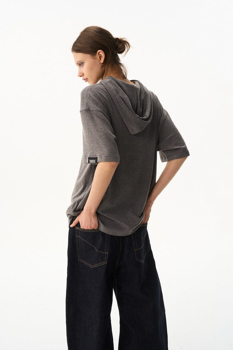 Hooded Polo Tee — Blind/No Plan — view 2