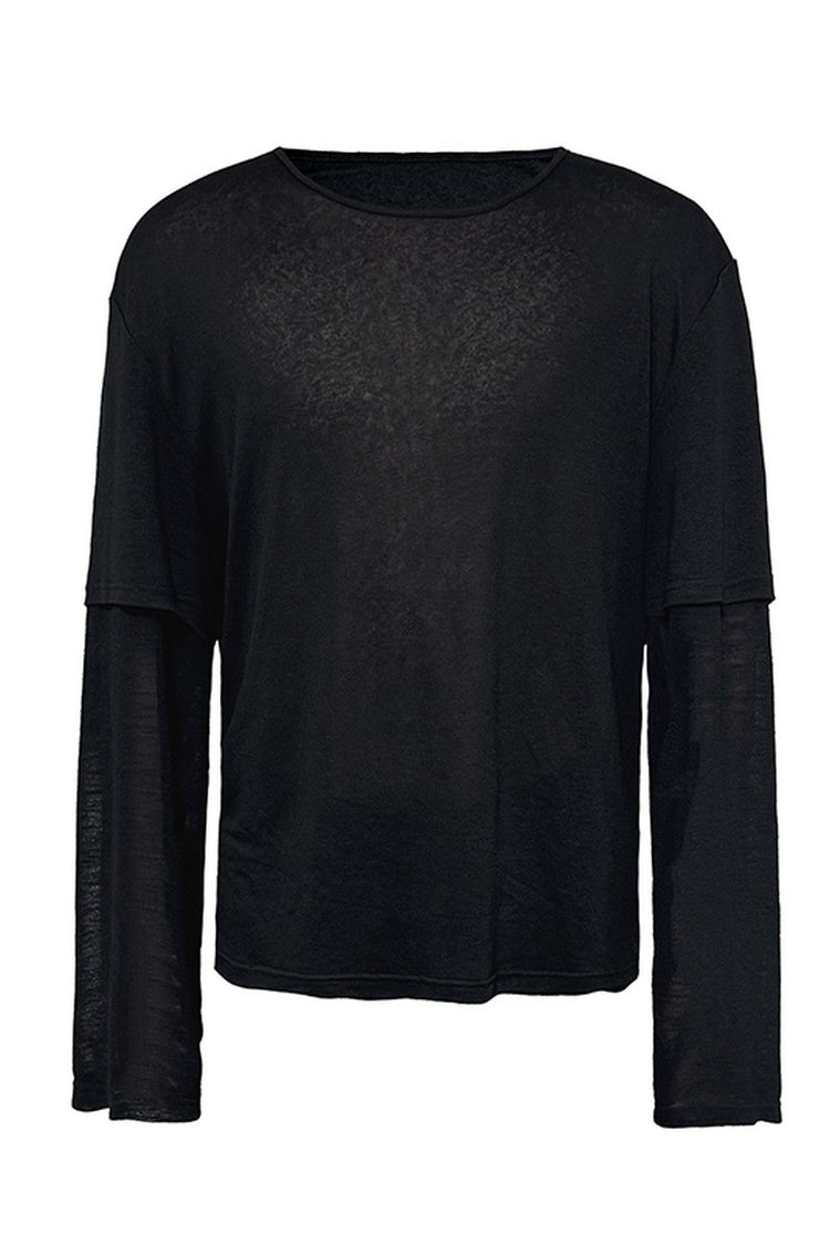 Layered Slub Long Sleeve