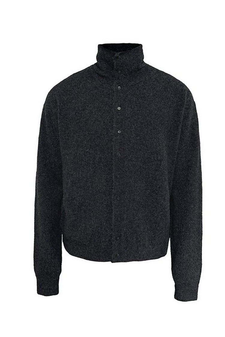 Marl Turtleneck Cardigan