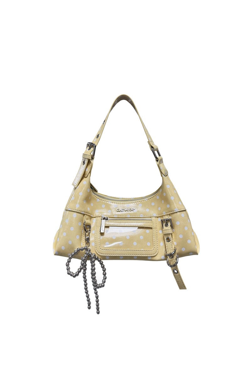 Waxed Polka Dot Bag