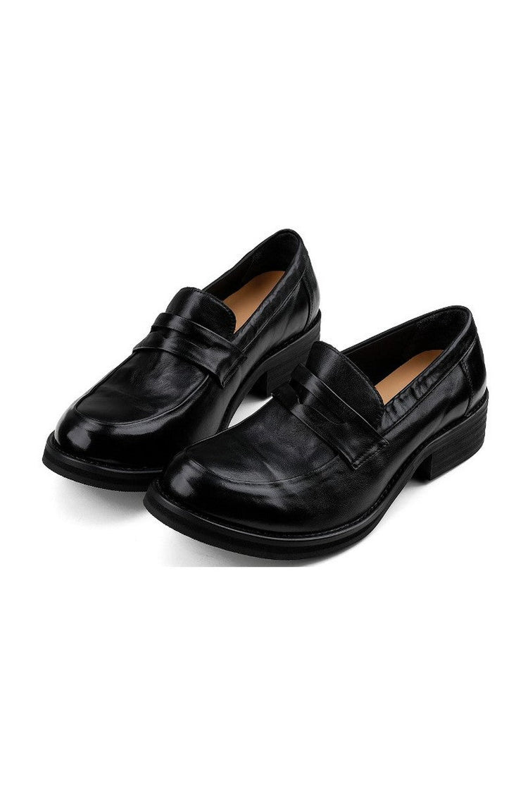Heavycraft Leather Loafers — Hanqiaoriji