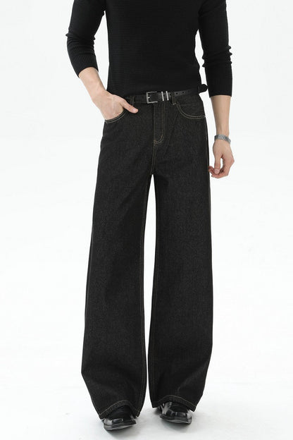 Vintage Washed A-Line Jeans