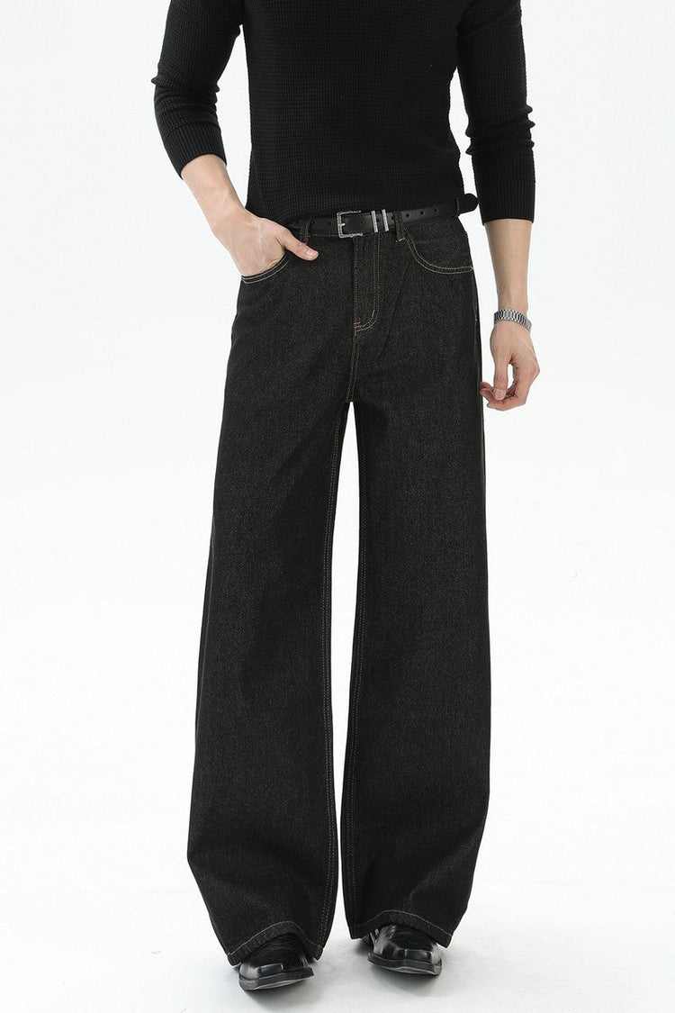 Vintage Washed A-Line Jeans — Turntide — view 2