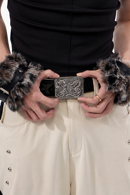 Laser Etched Dragon Belt