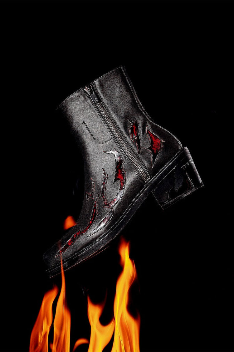Flame Tall Chelsea Boots — TERRAINCOGNITA