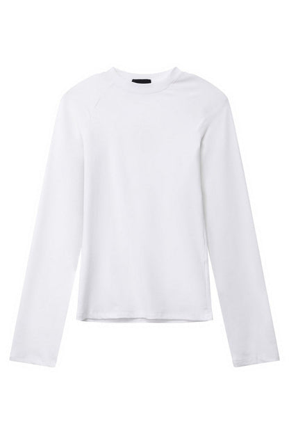 Tencel Fitted Raglan Long Sleeve Tee