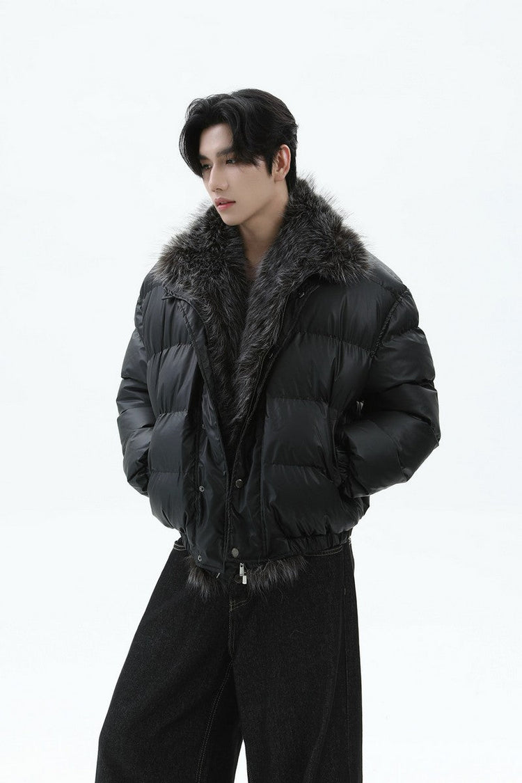 Heavyweight Faux Fur Puffer — Turntide
