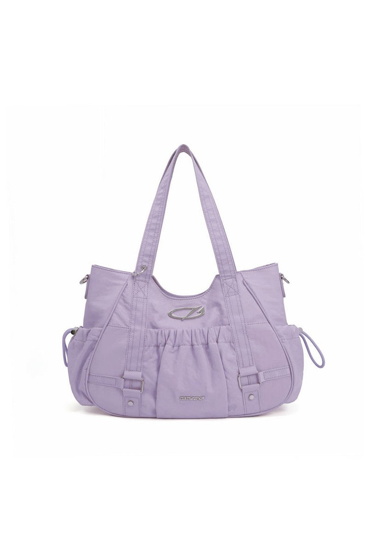 Ruched Nylon Tote Bag — Cultivator — view 2