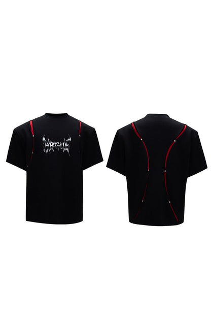 Deconstructed Print T-Shirt
