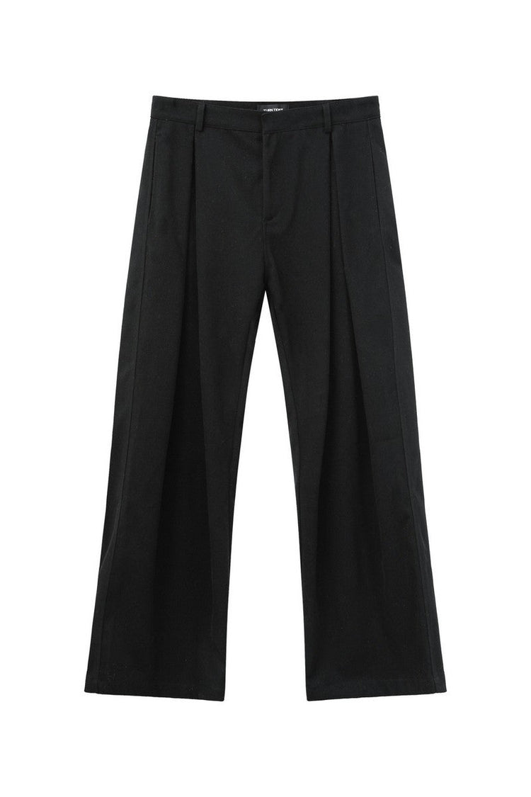 Old Money Pleated Wool Trousers — Turntide — view 8