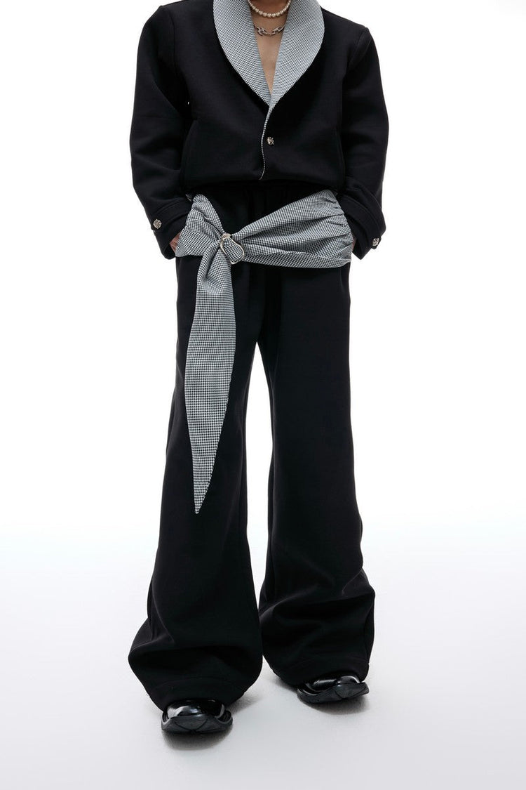 Houndstooth Bow Sweatpants — Argue Culture