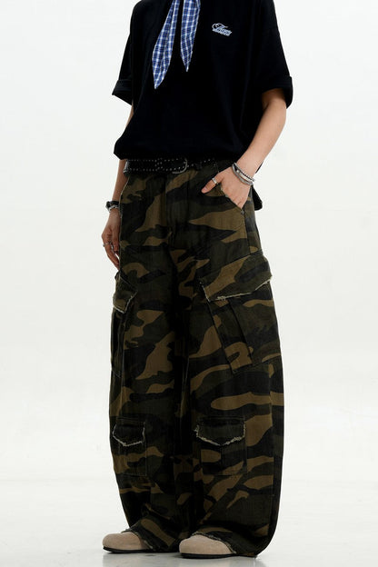 Camo Pocket Cargo Pants