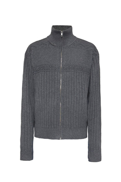 Heavyweight Ribbed Knit Sweater
