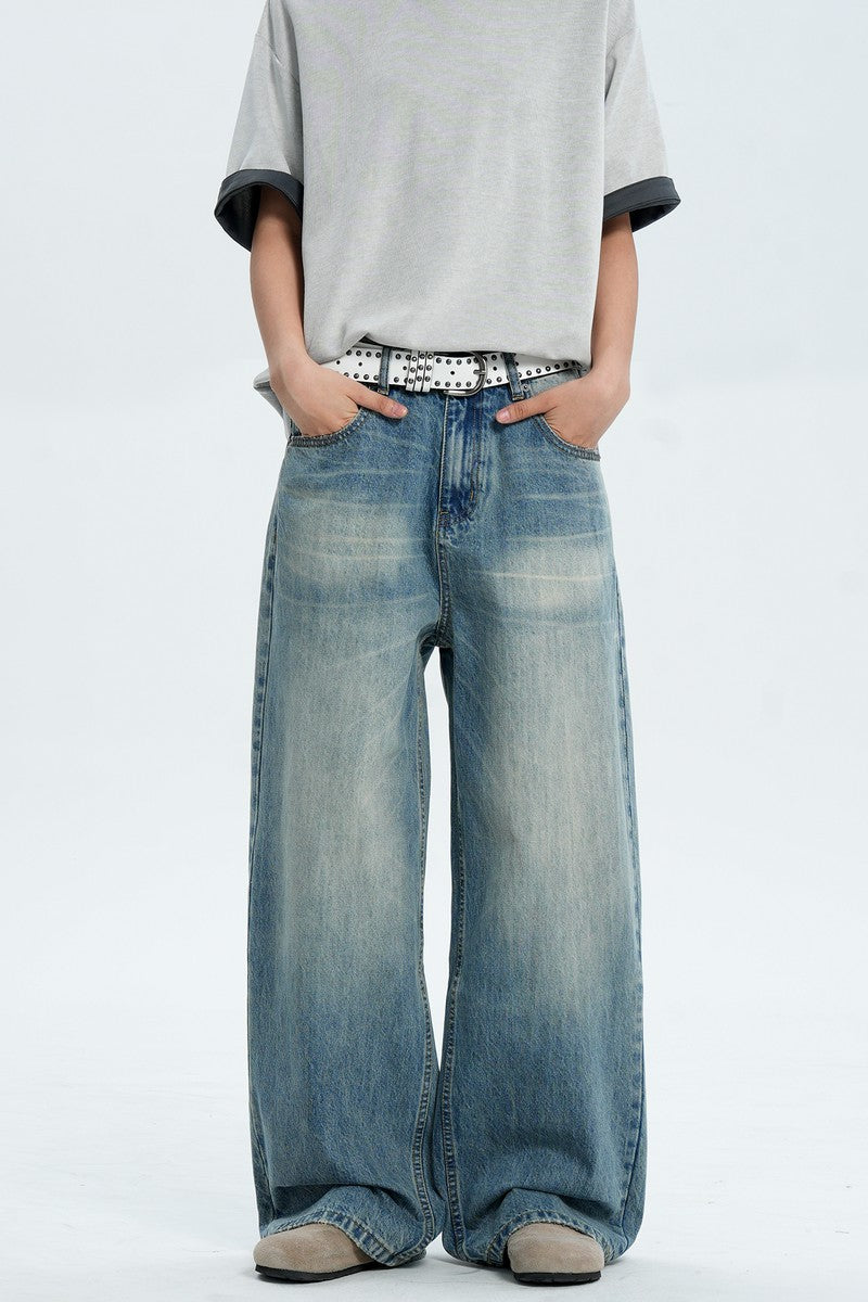 Straight Leg Blue Jeans — Trenqor Basics