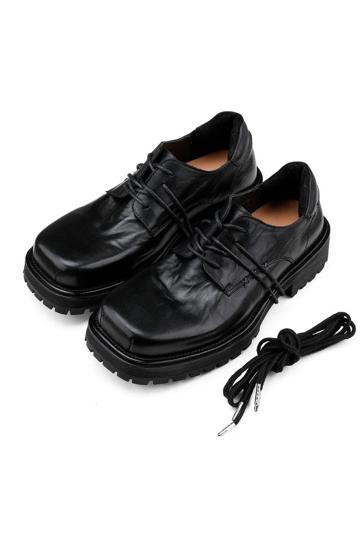 Nightblood Washed Derby Shoes — Hanqiaoriji
