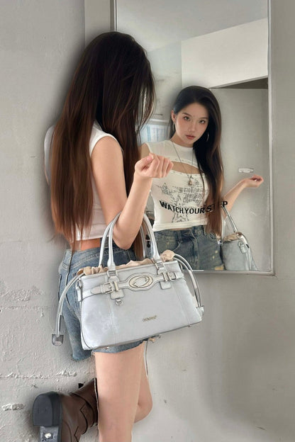 Y2K Metallic Handbag