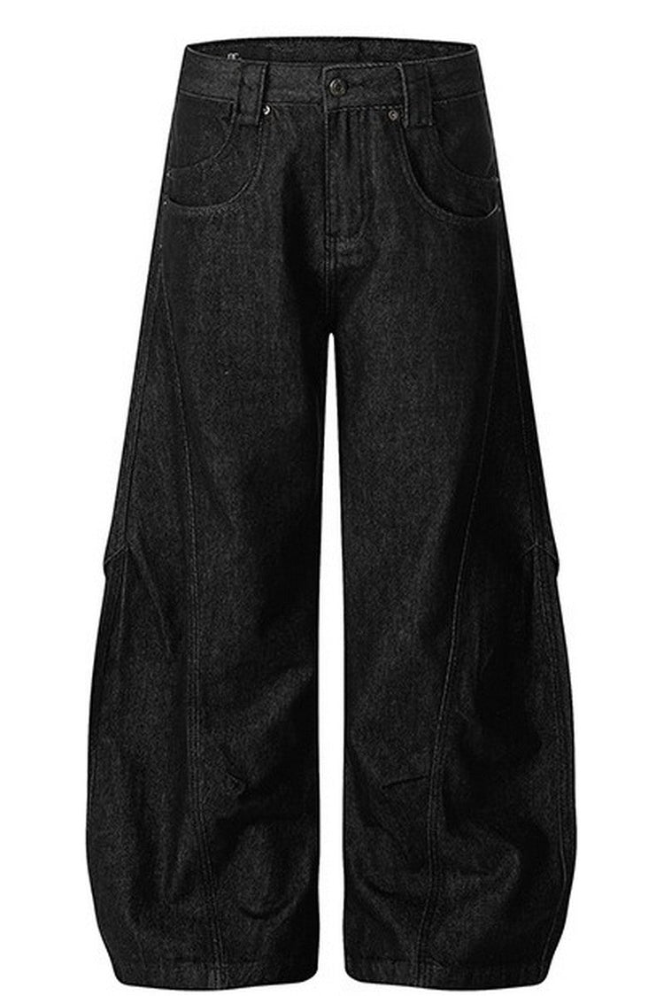 Deconstructed Patchwork Blade Jeans — Trenqor Basics — view 6