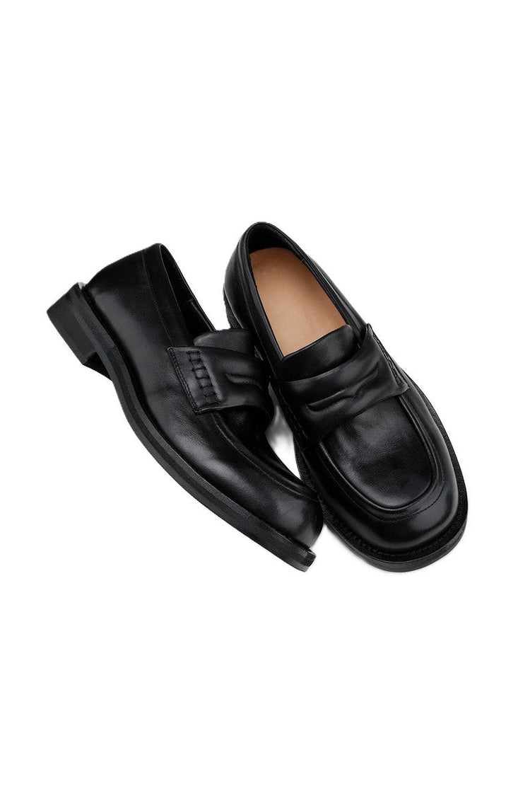 Old Money Leather Loafers — Hanqiaoriji — view 3