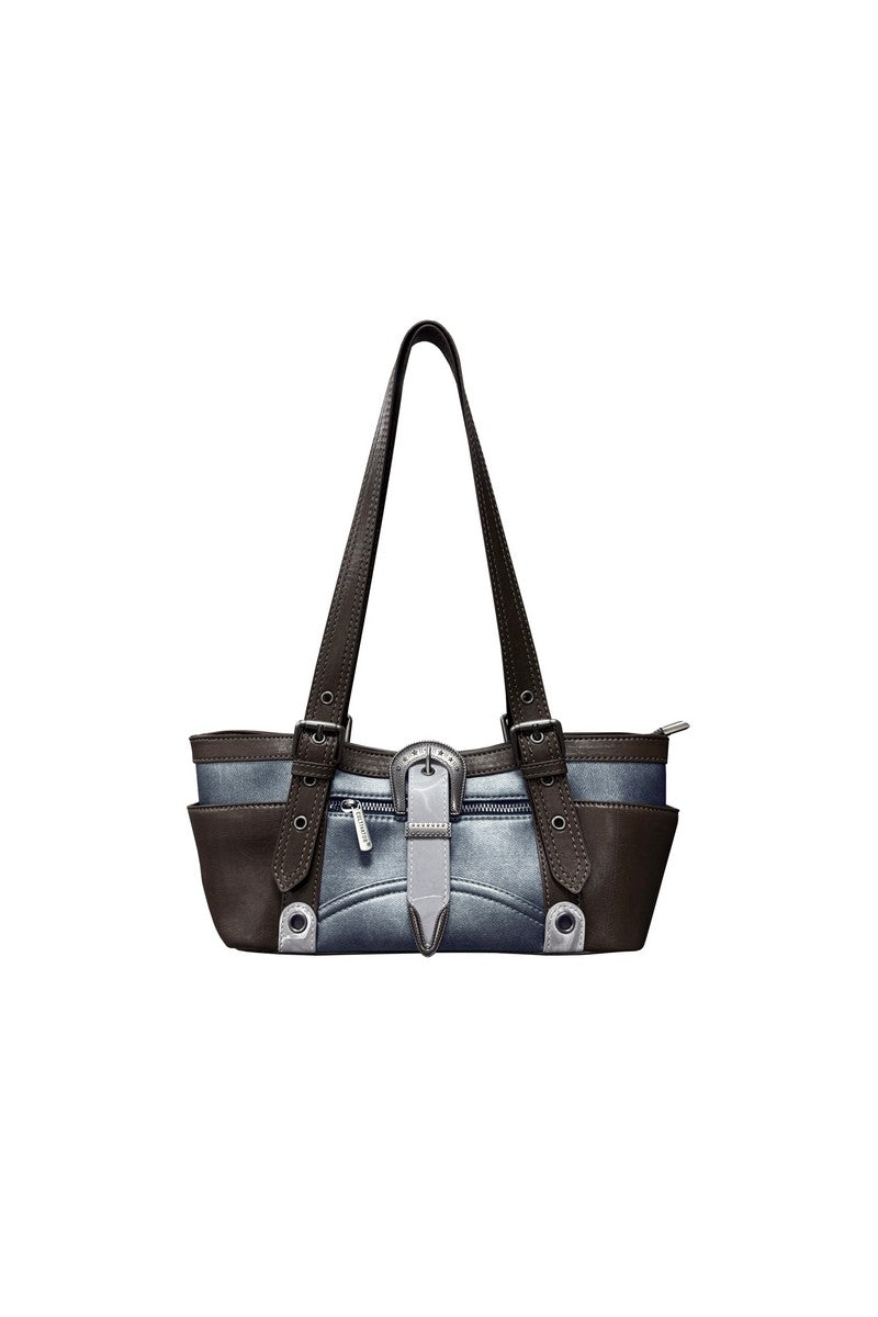 Vintage Buckle Underarm Bag