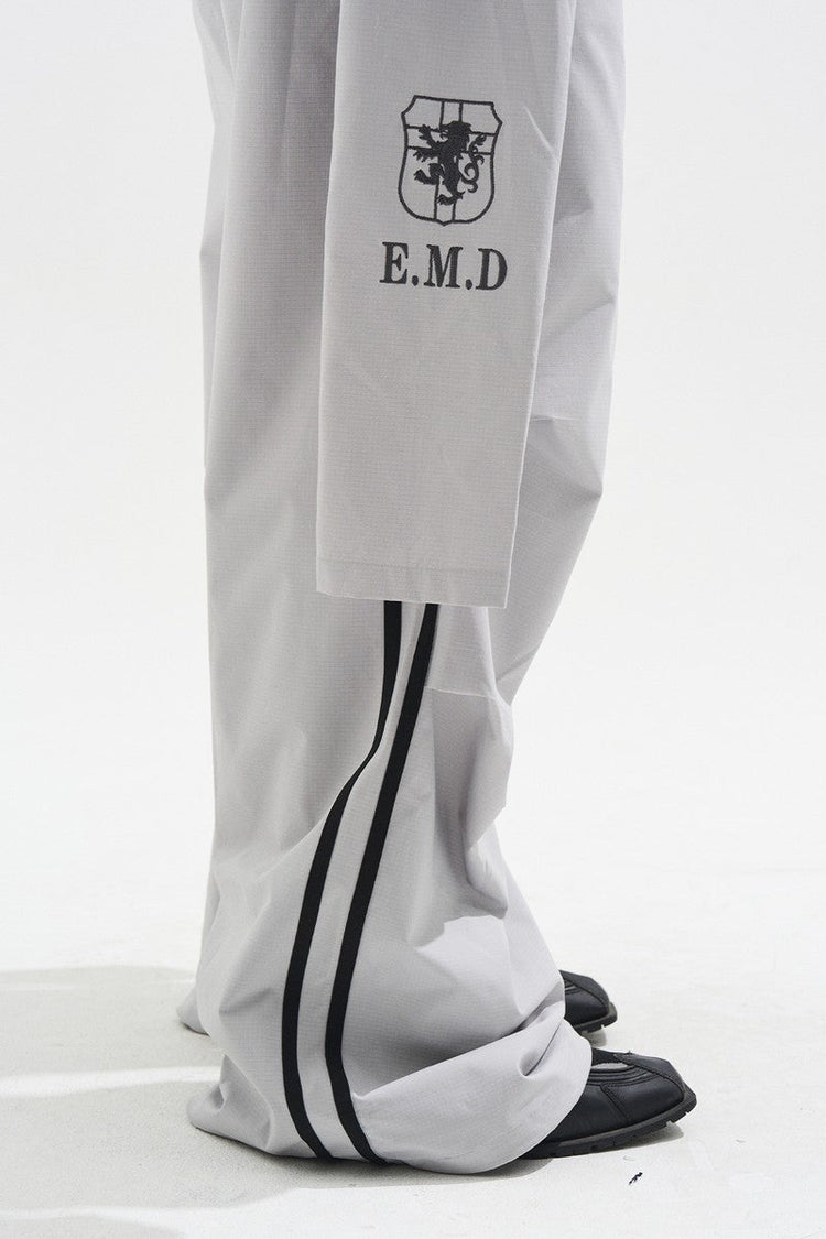 Pleated Utility Track Pants — Blind/No Plan — view 2