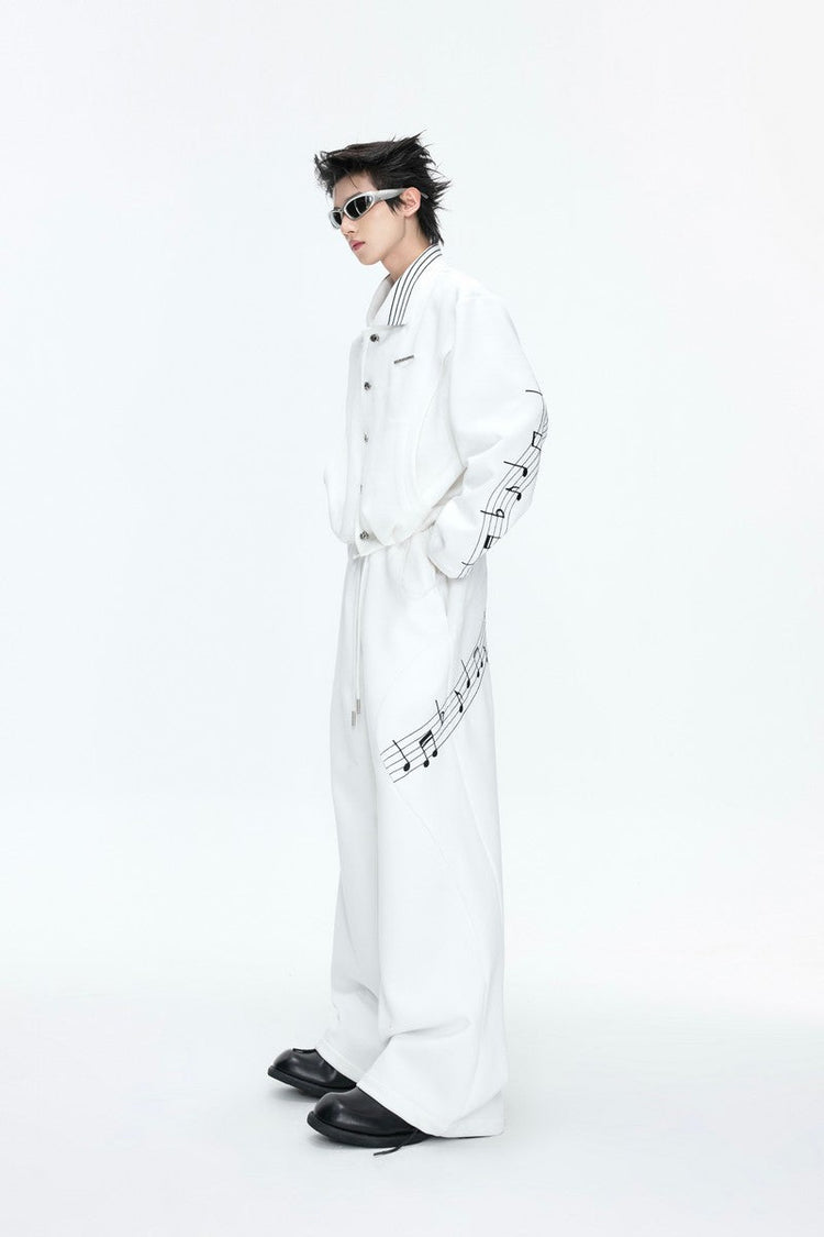 Embroidered Musical Trousers — Argue Culture