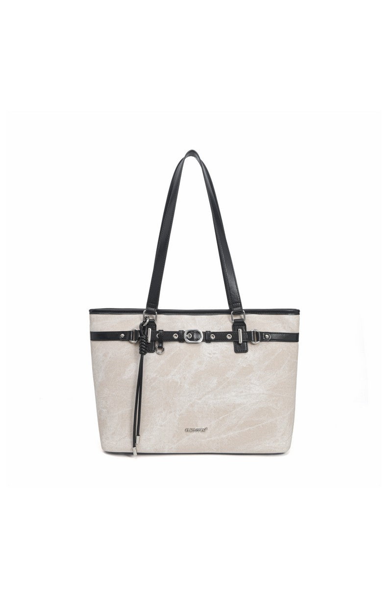 Large Basket Tote Bag