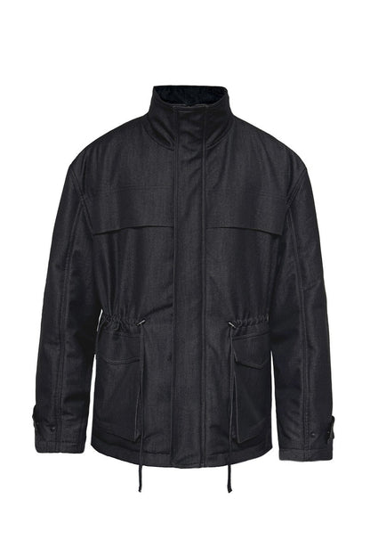 Drawstring Padded Parka