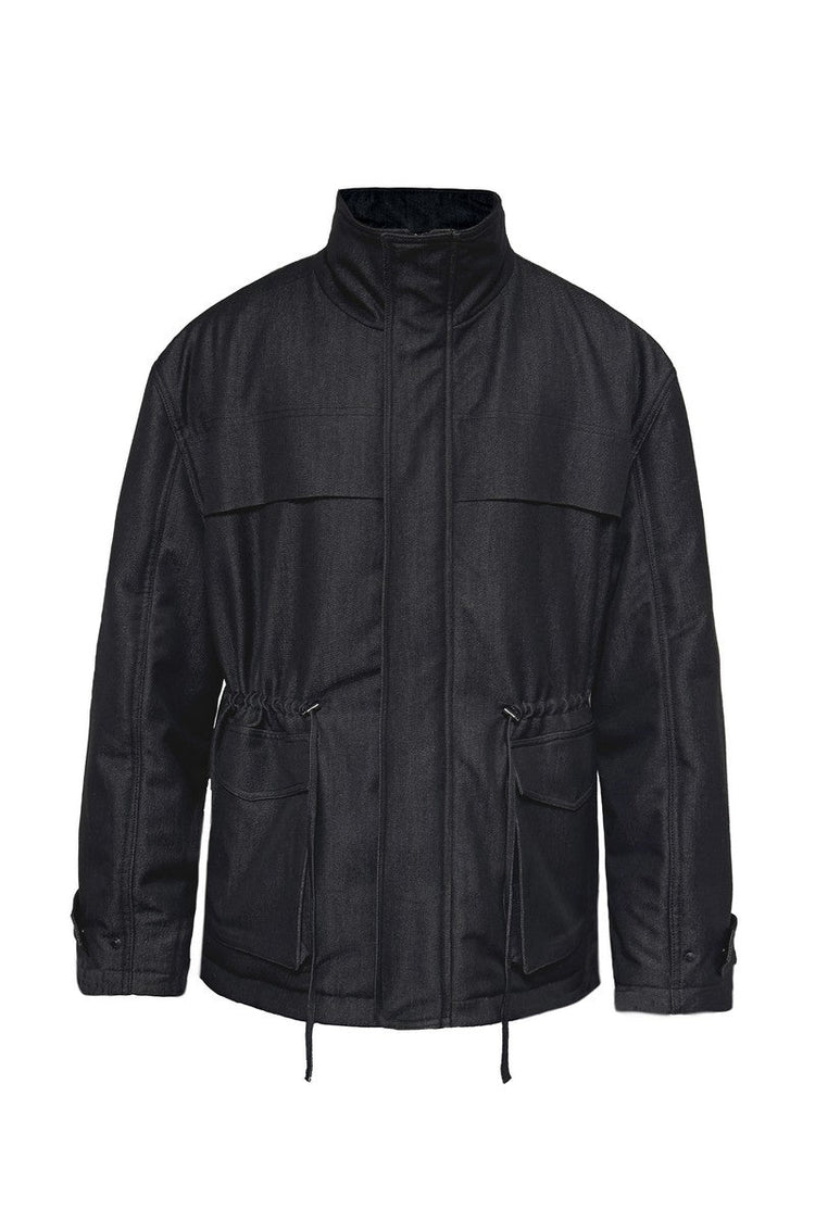Drawstring Padded Parka