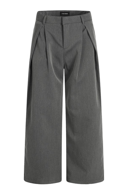 Draped Pleated Trousers
