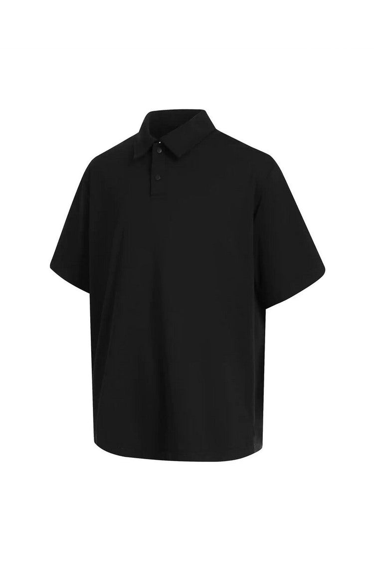 Heavyweight Basic Collar Polo Shirt — GUGR — view 3