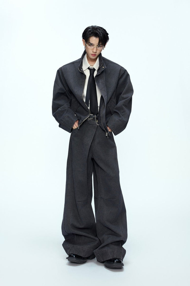 Washed Harrington Jacket — Argue Culture — view 3