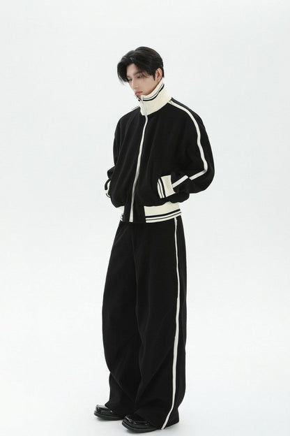Colorblock Striped Sweatpants