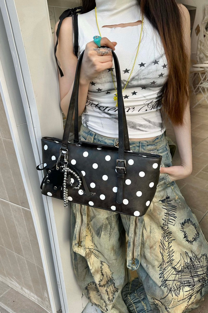 Polka Dot Underarm Bag