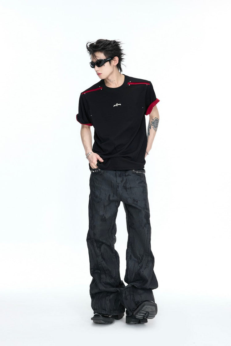 Contrast Crewneck T-Shirt — Argue Culture — view 2