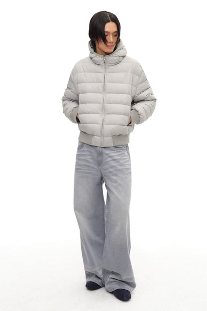 Relaxed Hooded Puffer Jacket