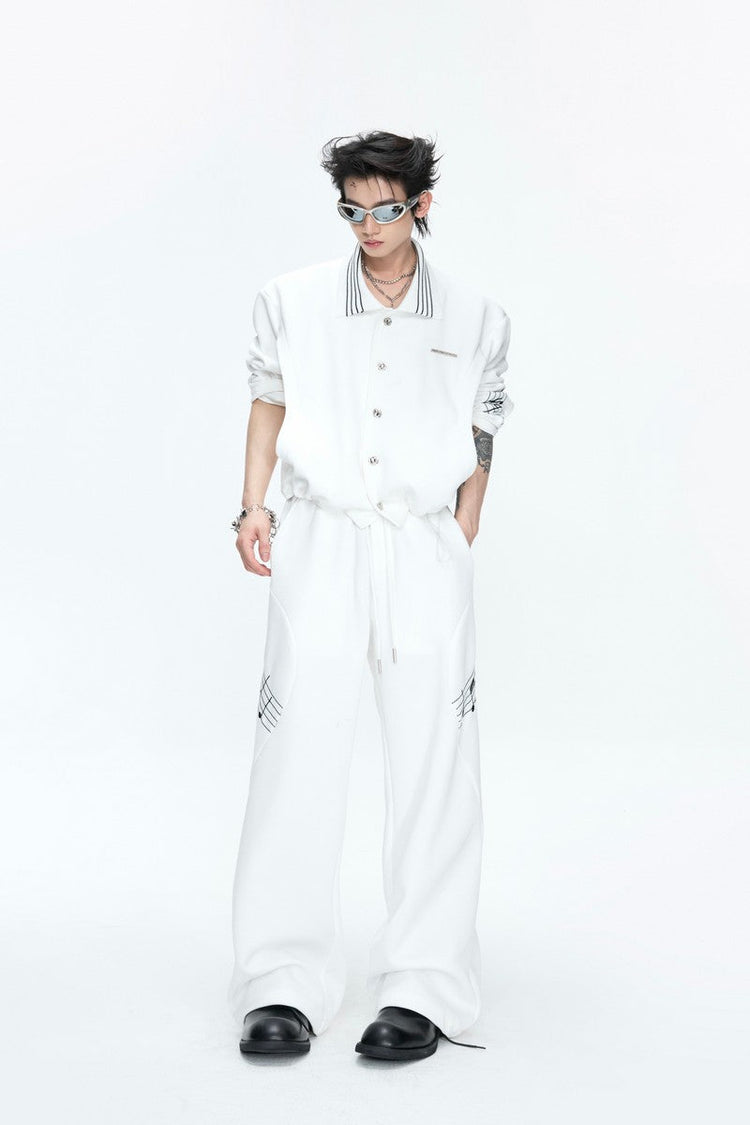 Embroidered Musical Trousers — Argue Culture — view 2