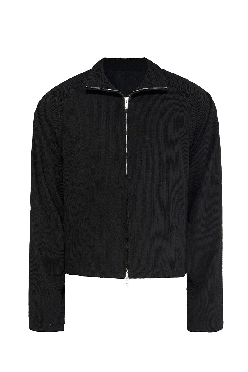 Corduroy Double Zip Jacket