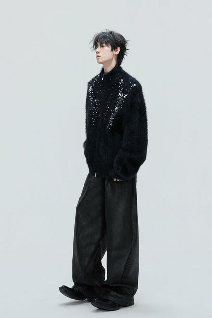 Pearl Fleece Knit Cardigan