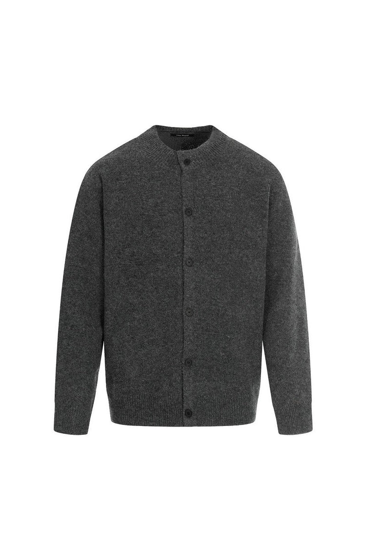 Button Up Knit Cardigan — Trenqor Basics — view 6