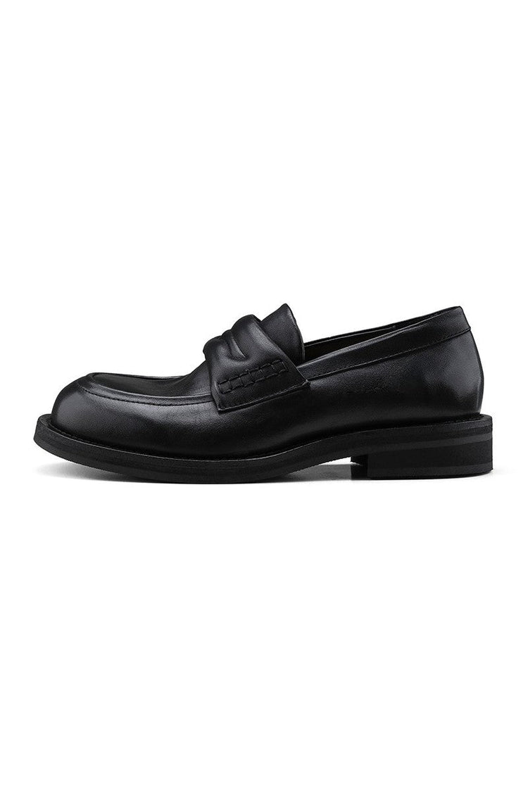 Old Money Leather Loafers — Hanqiaoriji — view 2