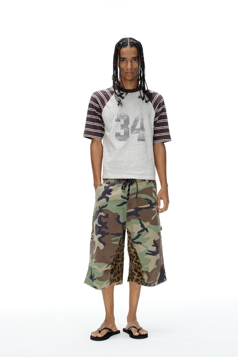 Camo Leopard Workwear Shorts